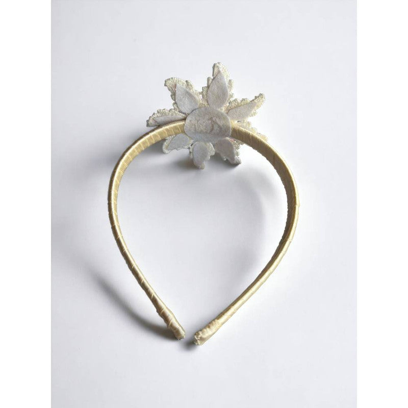 Choko Santa's Xmas Snowflake Cotton Hairband- Pink, White