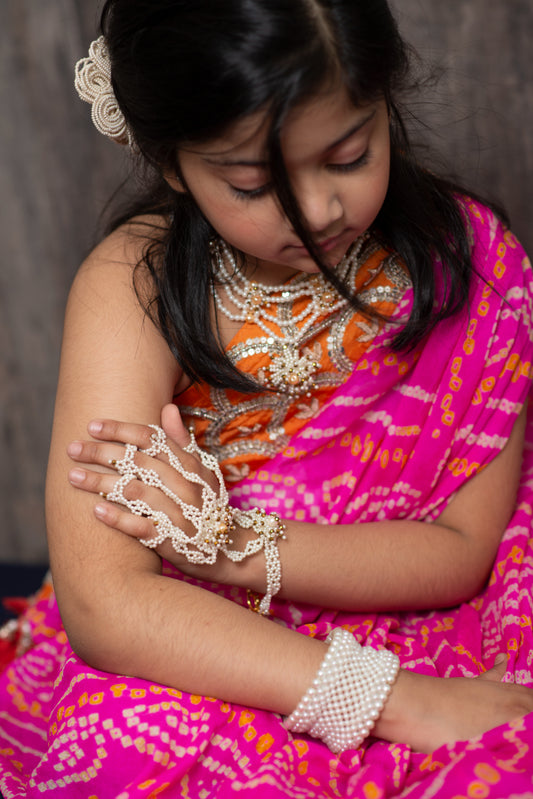 Noble's Grace Pearl Necklace - Handcrafted Jewellery For Kids