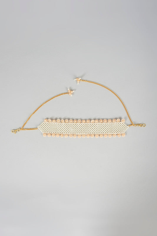 Tsarina's Prized Jewels Choker for Girls & Kids - Assorted Pearls for Ethnic Royalty