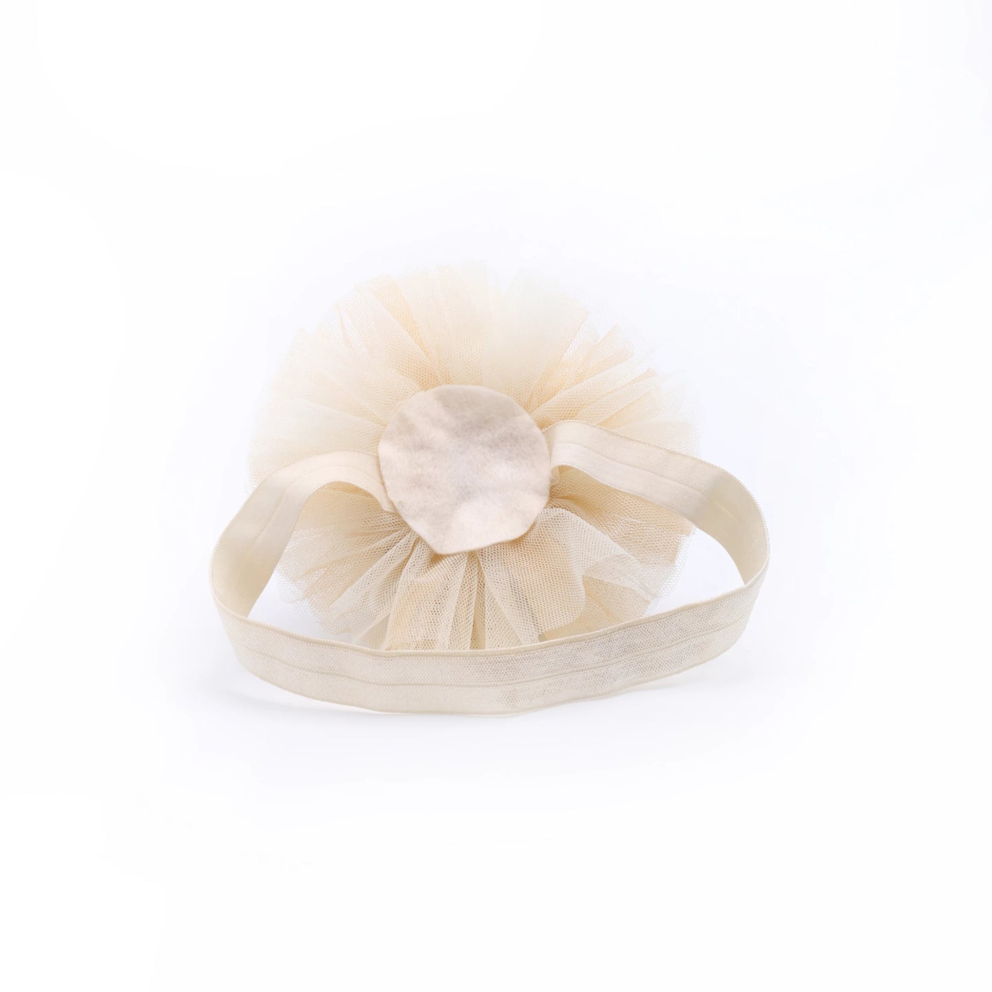 Baby Girl 1st Birthday Crown Hair Band - Cream Gold Floral | Choko - Choko