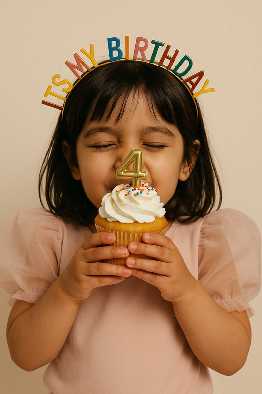 Girls Birthday Hair Band - "It's My Birthday" Multicolour | Choko - Choko