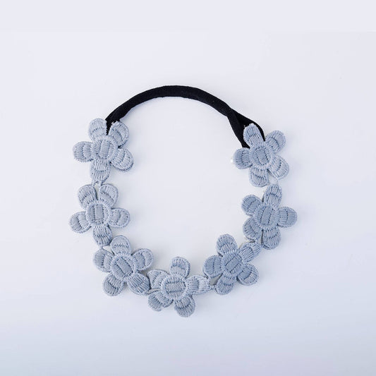 Choko Pearl Flower Hairband for Girls - White