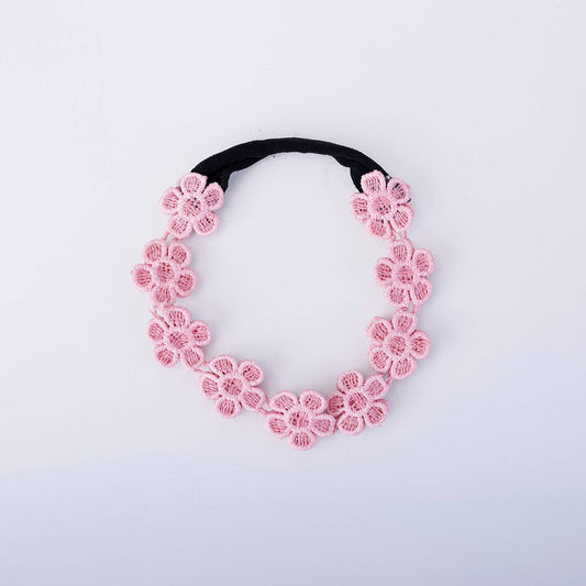 Choko Rhinestone Floral Hairband for Girls - Purple