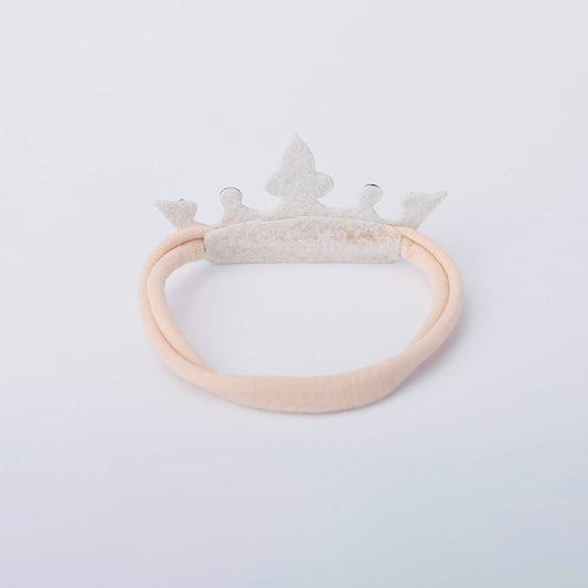 Choko Glitter Crown Birthday Headband - Rainbow