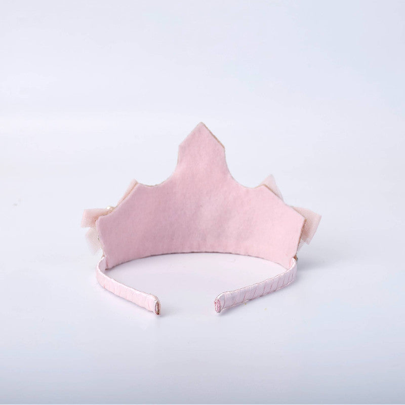 Choko Sparkling Rainbow Birthday Crown Headband - Pink, for Baby Girls and Boys