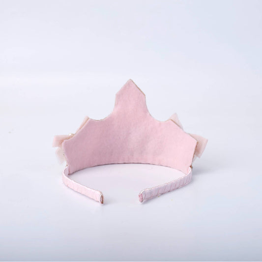 Choko Sparkling Rainbow Birthday Crown Headband - Pink, for Baby Girls and Boys