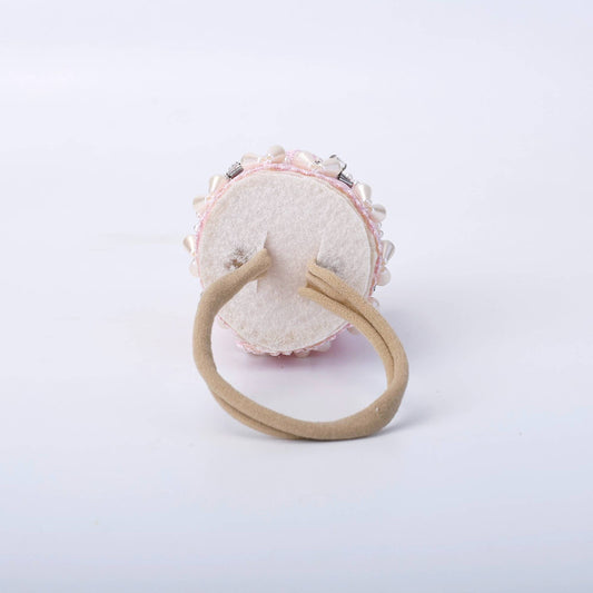 Choko Royal Pearl Enchanted Birthday Crown Headband - Pink, for Baby Girls and Boys