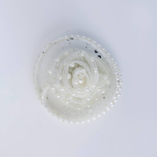 Silver Sparkle Birthday Hair Clip for Baby Girls