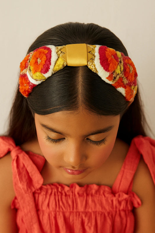 Lush Gardens Burgundy Headband - Choko