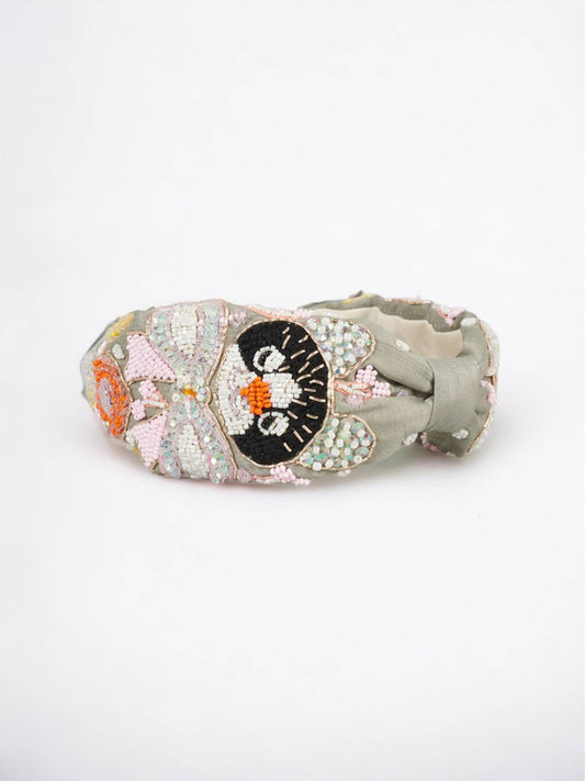 Gilded Flora Beaded Headband