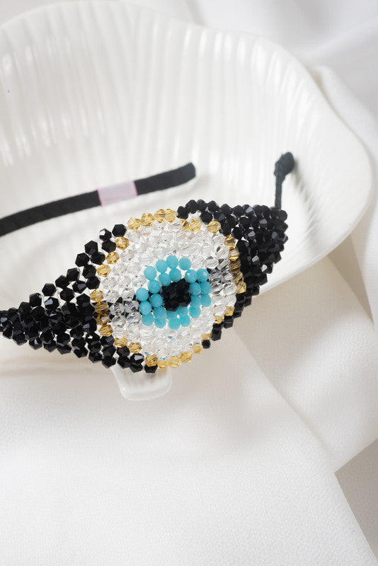 Evil Eye Hairband for Girls & Kids - Protective Sky Blue - Choko