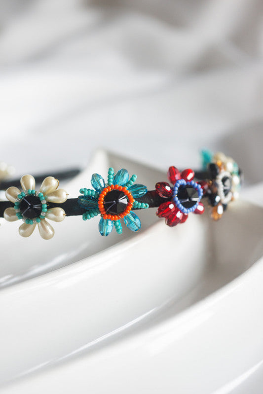 Colourful Happy Floret Hairband for Girls & Kids - Joyful Bloom Choko