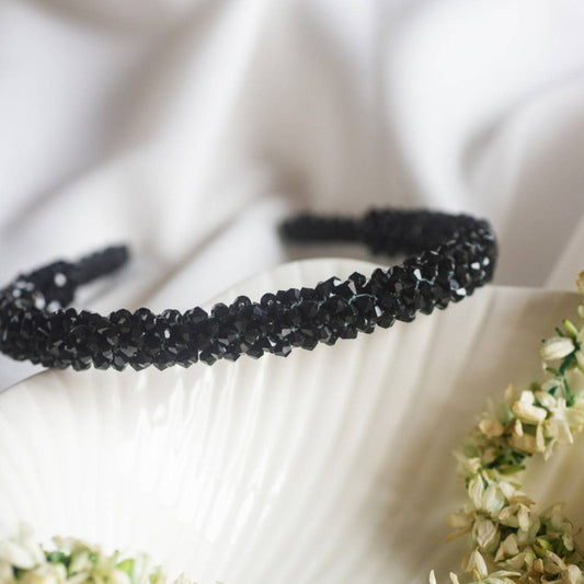 Absolute Obsidian Crystal Hairband