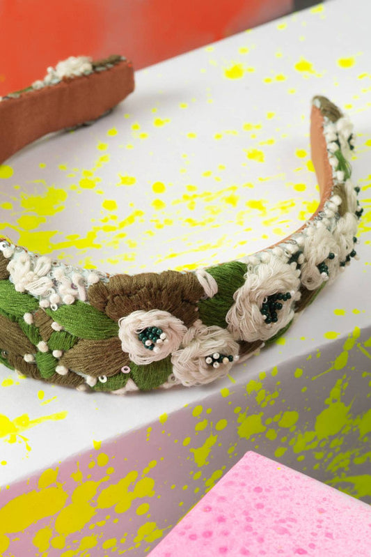 Green Enchanted Garden Hairband