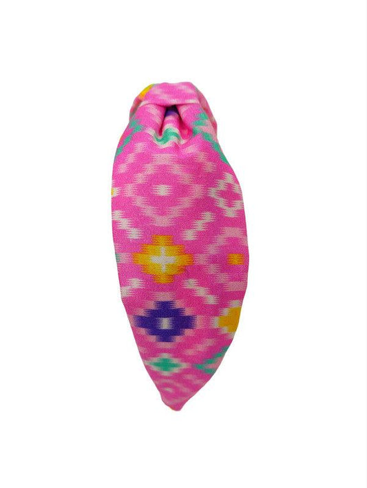 Pink Wildwood Turban Hairband for Girls & Kids - Sunny Daffodil Inspiration Choko
