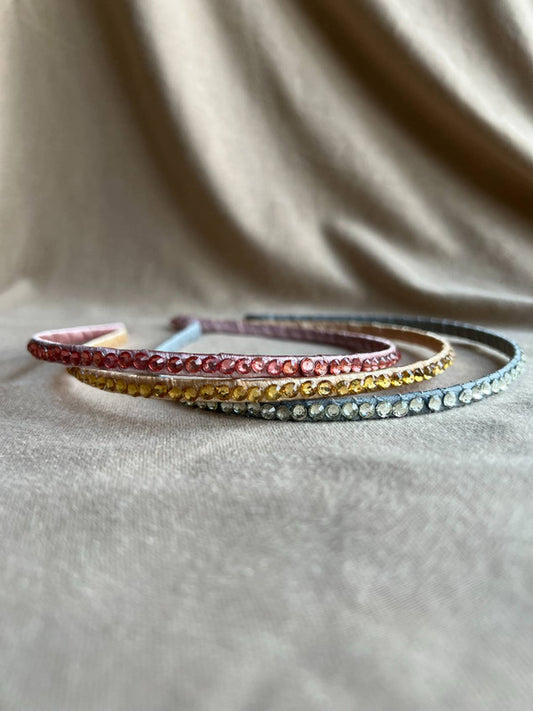 Duchess' Slender and Exquisite Crystals Hair Band - Set of 3