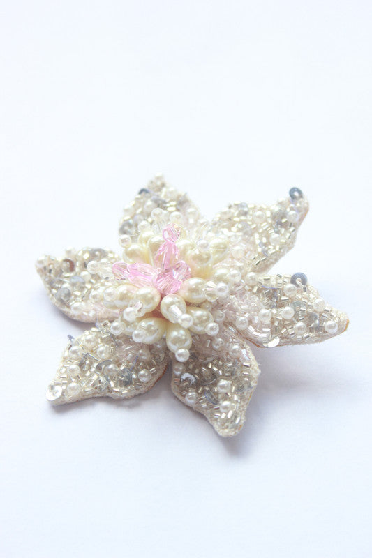 Lily of the Valley Pearl Hair Clip for Girls & Kids - Handmade Grace Choko