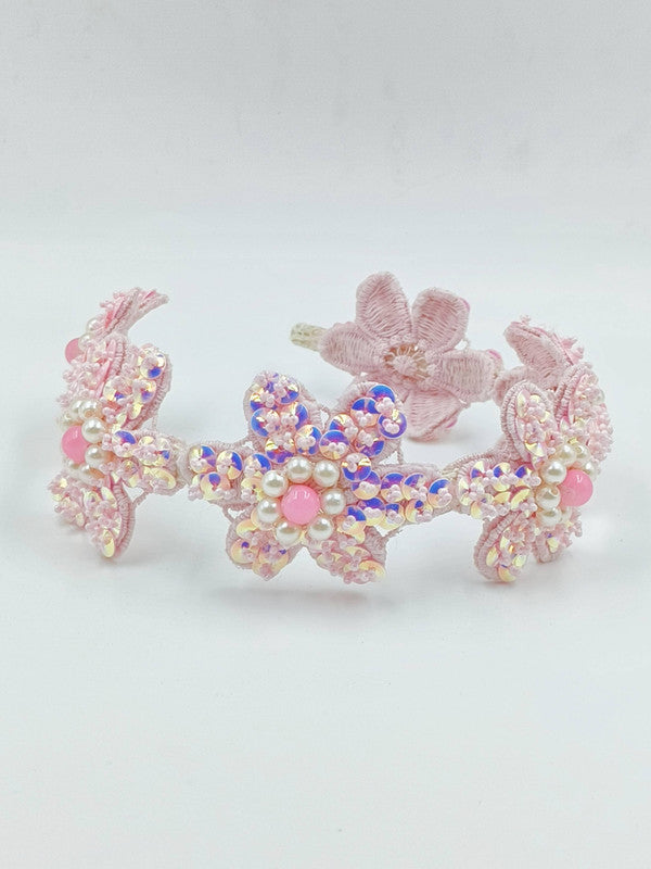 Choko Princess Pink Sequin Hairband for Girls