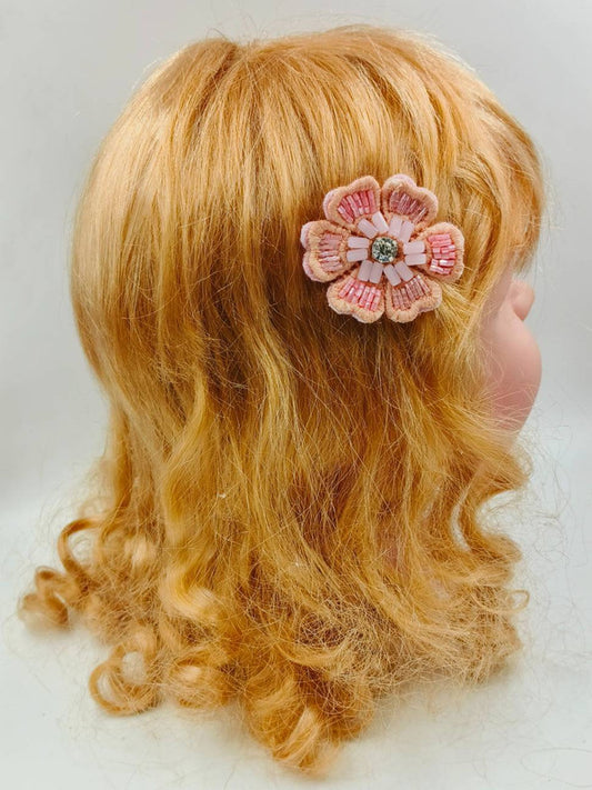 Choko Enchanted Pink Floral Headband for Baby Girls