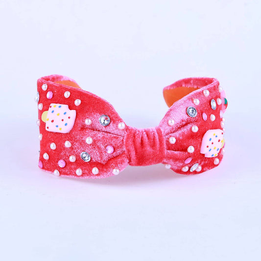 Choko - Kids Dessert Theme Hairband for Girls - Pink