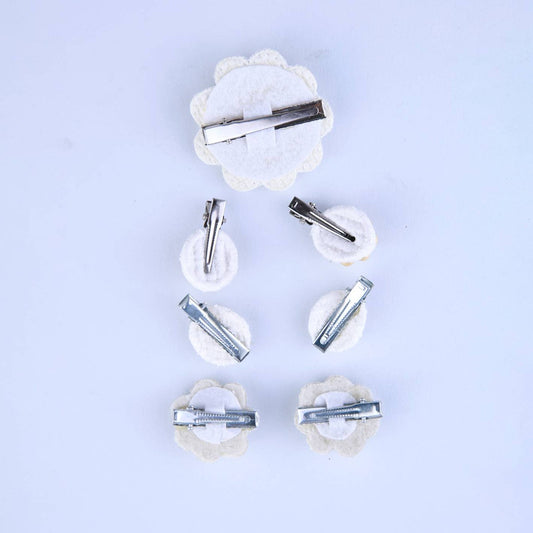 Choko Blush Blossom Bead Hairclips for Girls