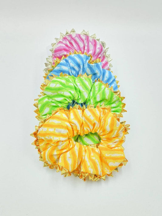 Choko Colorful Scrunchie Set - Kids' Hair Accessory