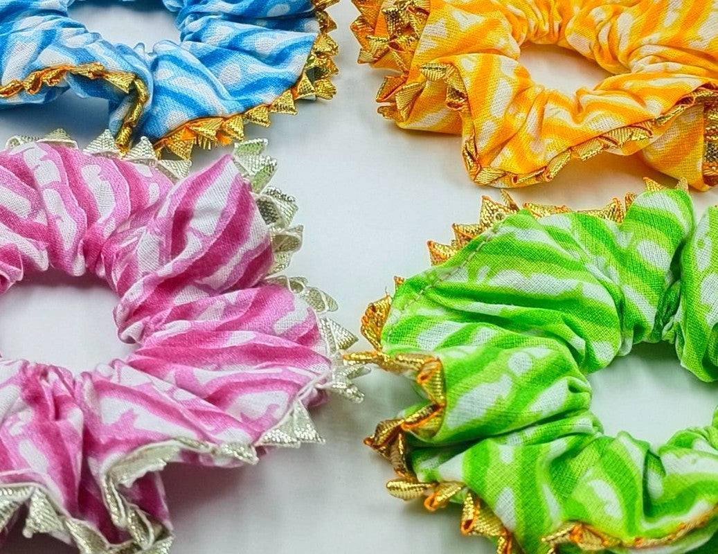 Choko Colorful Scrunchie Set - Kids' Hair Accessory