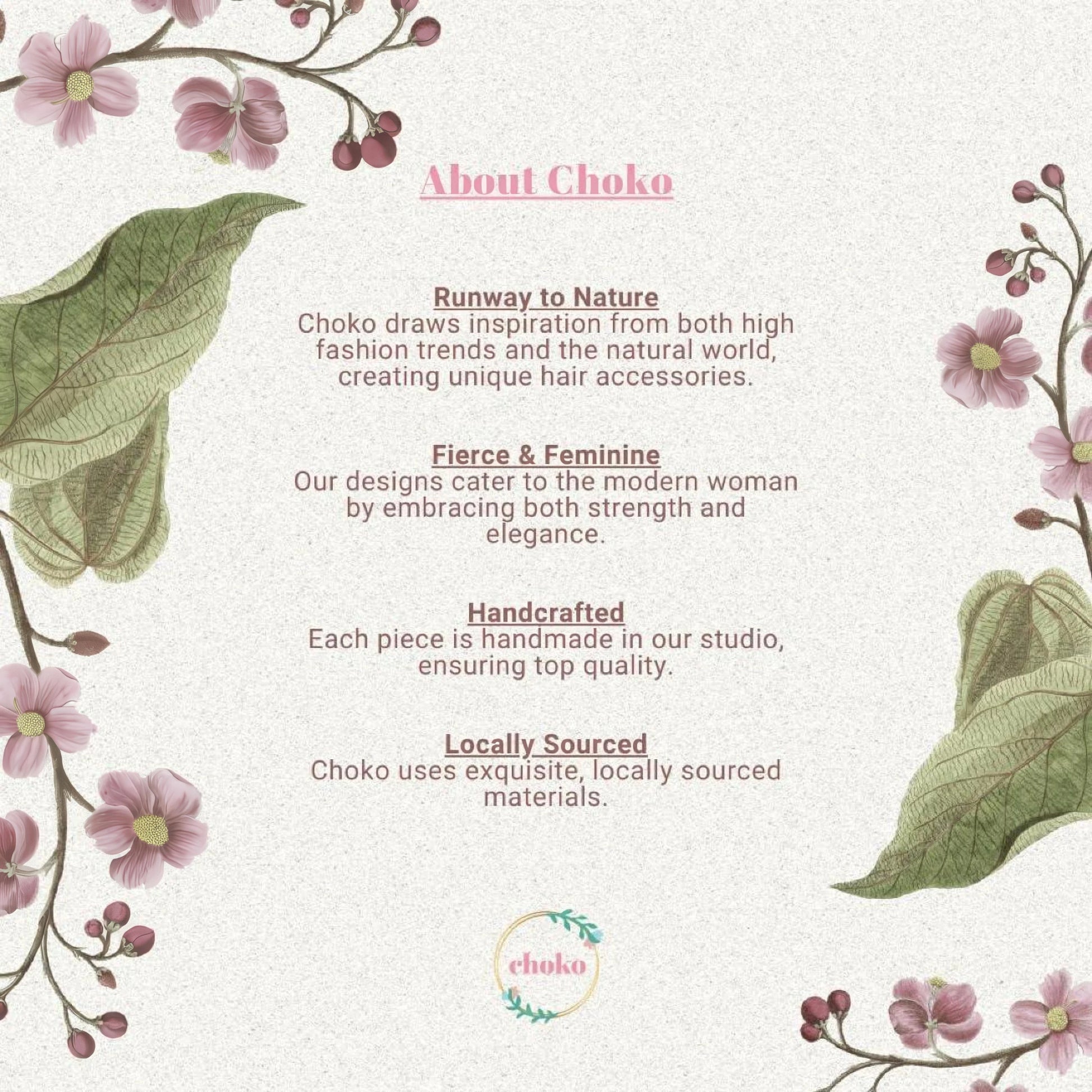 Choko Floral Accent Hairclip for Girls - Blue, Green, Yellow - Choko