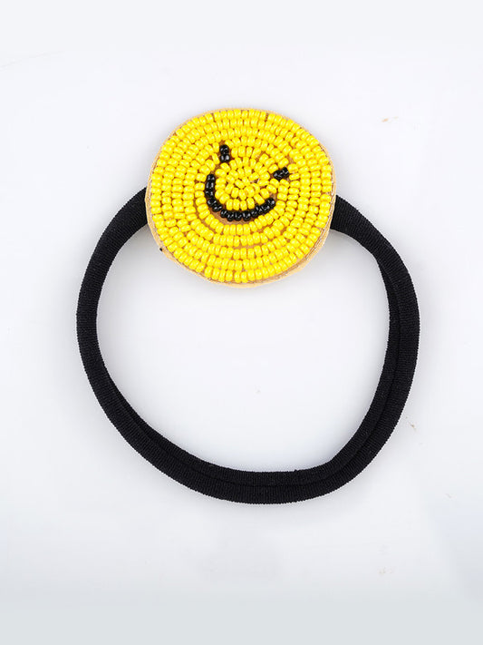 Sunny Nylon Beaded Baby Headband for Babies – Cheery Smiley