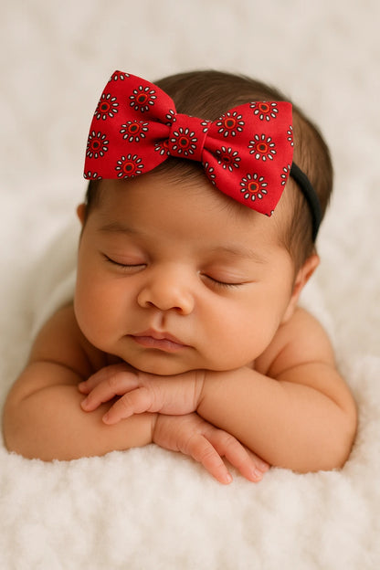 Vibrant Floral Print Baby Headbands - Set of 3 - Choko