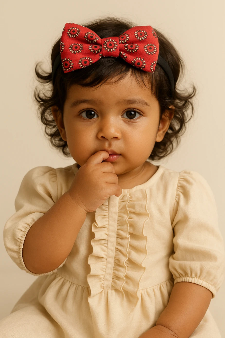 Vibrant Floral Print Baby Headbands - Set of 3 - Choko