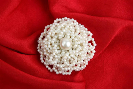 Pearl Harmony Hair Comb Choko