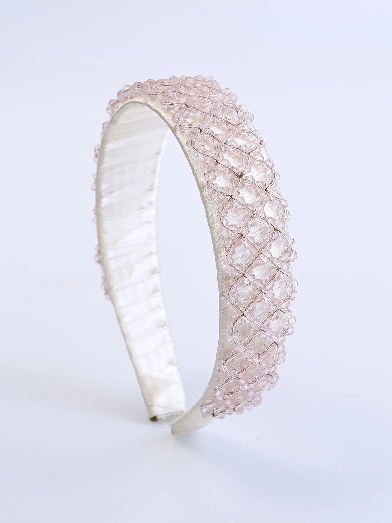 Choko Beaded Crystal Hairband for Girls - Pink - Choko