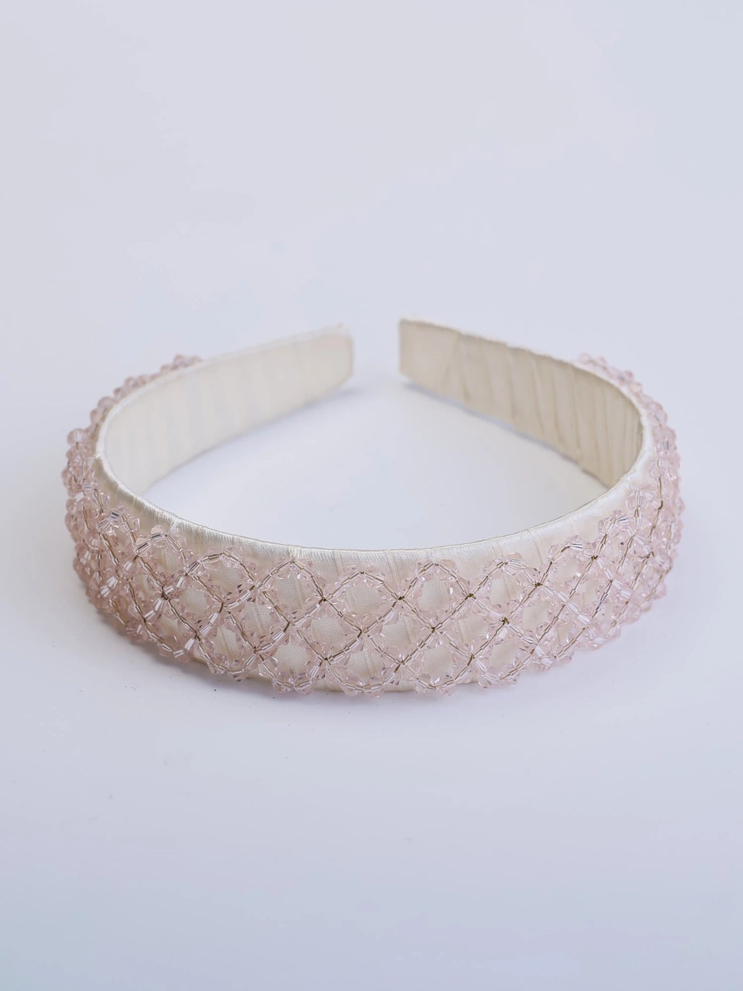 Choko Beaded Crystal Hairband for Girls - Pink - Choko