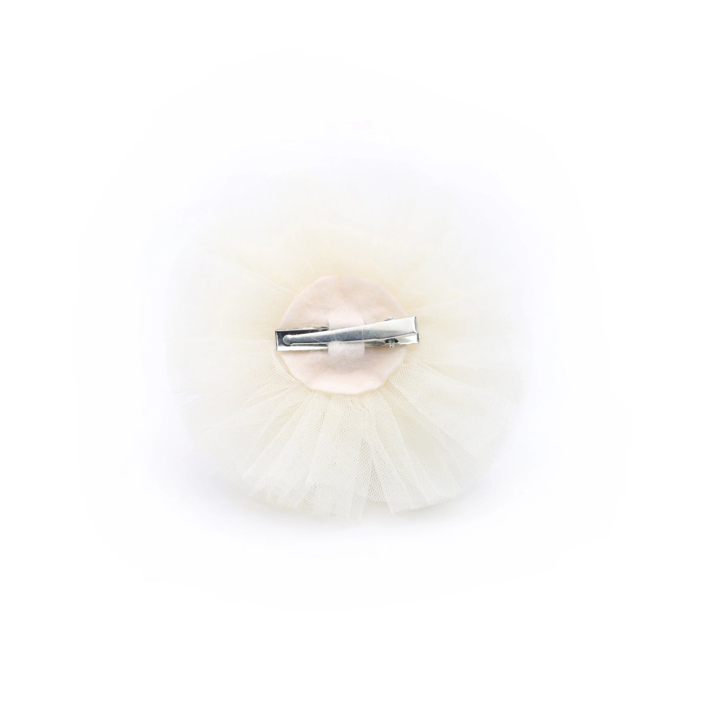 Baby Girl Birthday Crown Hair Clip - Beige Gold Rhinestone Pearl | Choko - Choko