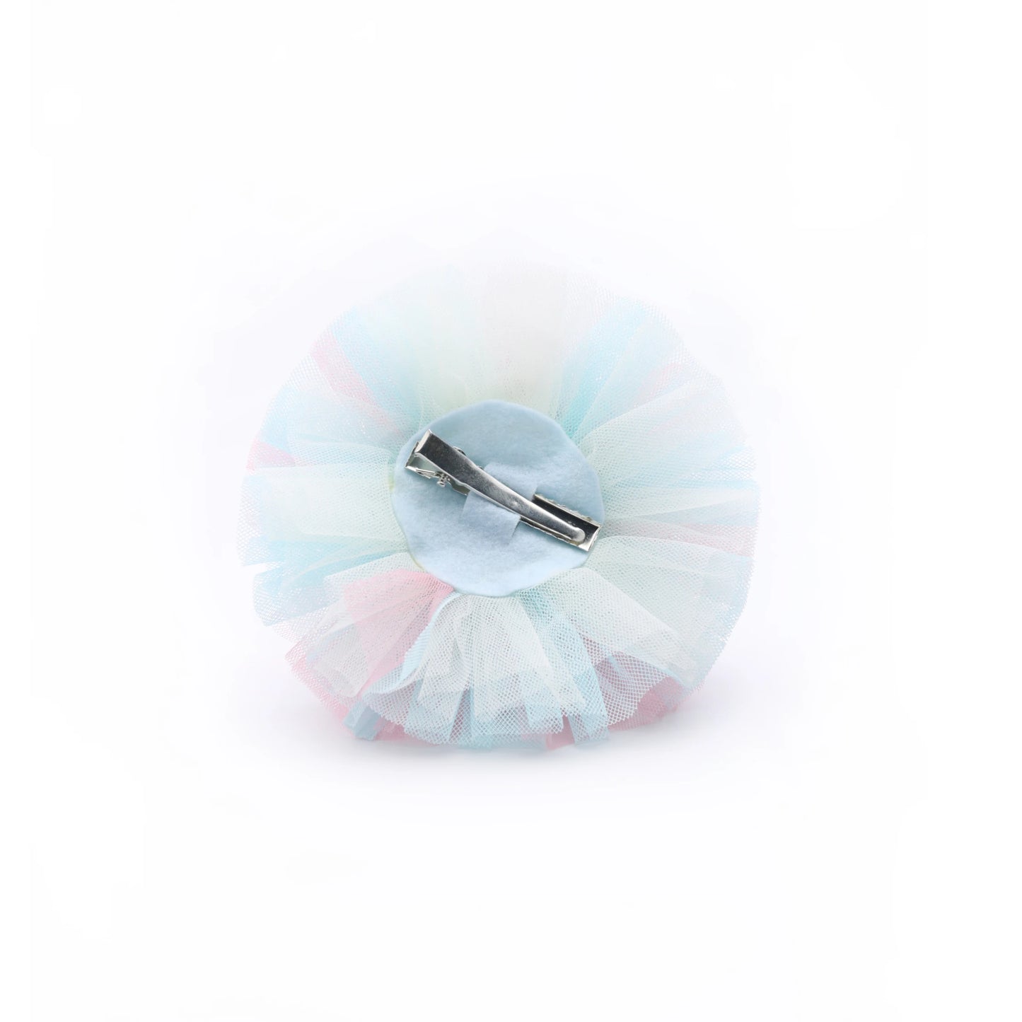 Baby Girl Birthday Floral Crown Hair Clip - Pink Blue Pastel | Choko - Choko