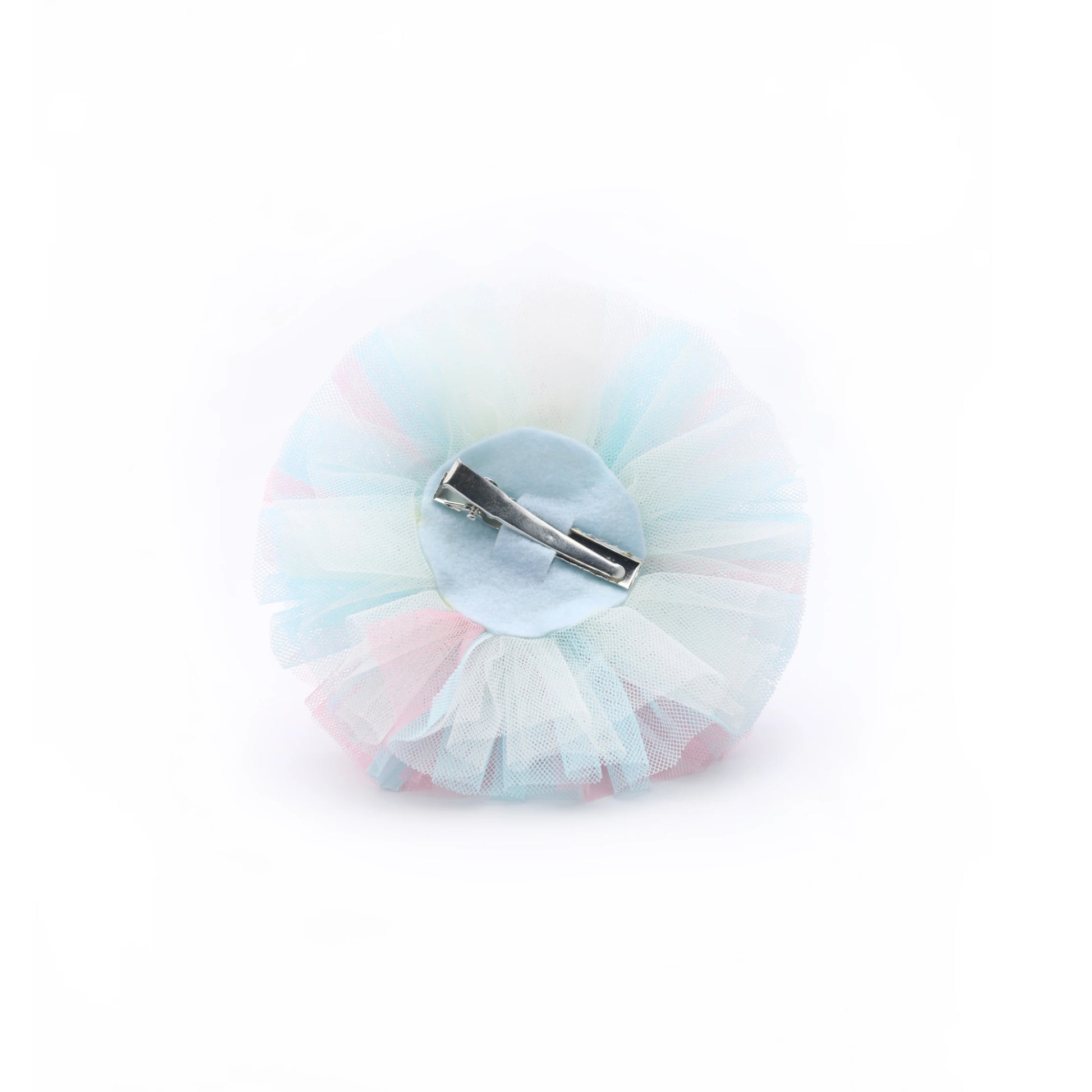 Baby Girl Birthday Floral Crown Hair Clip - Pink Blue Pastel | Choko - Choko