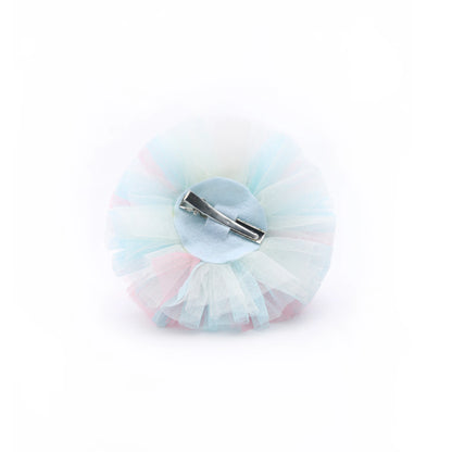 Baby Girl Birthday Floral Crown Hair Clip - Pink Blue Pastel | Choko - Choko