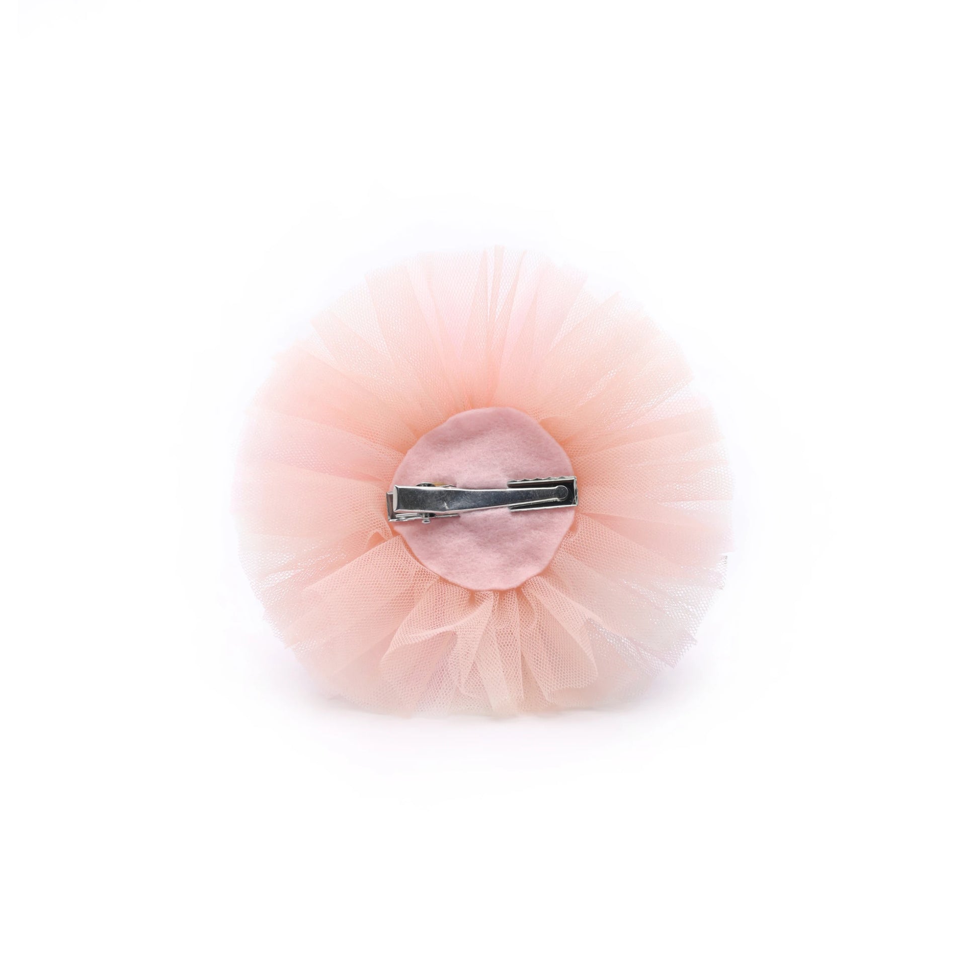 Girls 3rd Birthday Crown Hair Clip - Pink Roses & Tulle | Choko - Choko