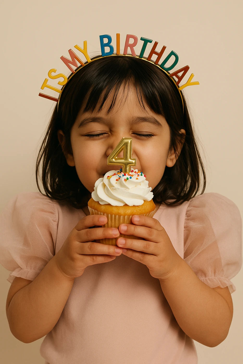 Girls Birthday Hair Band - "It's My Birthday" Multicolour | Choko - Choko