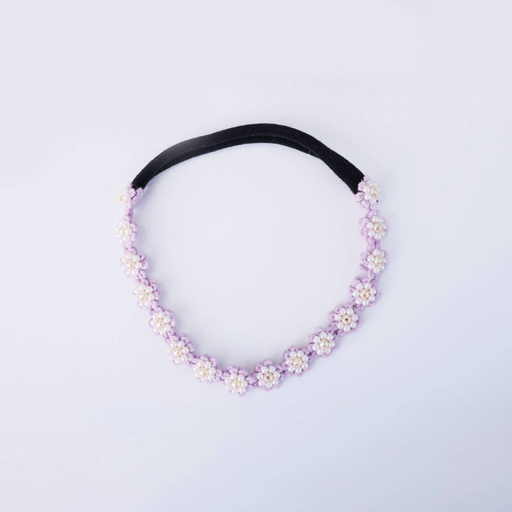 Lavender floral hairband