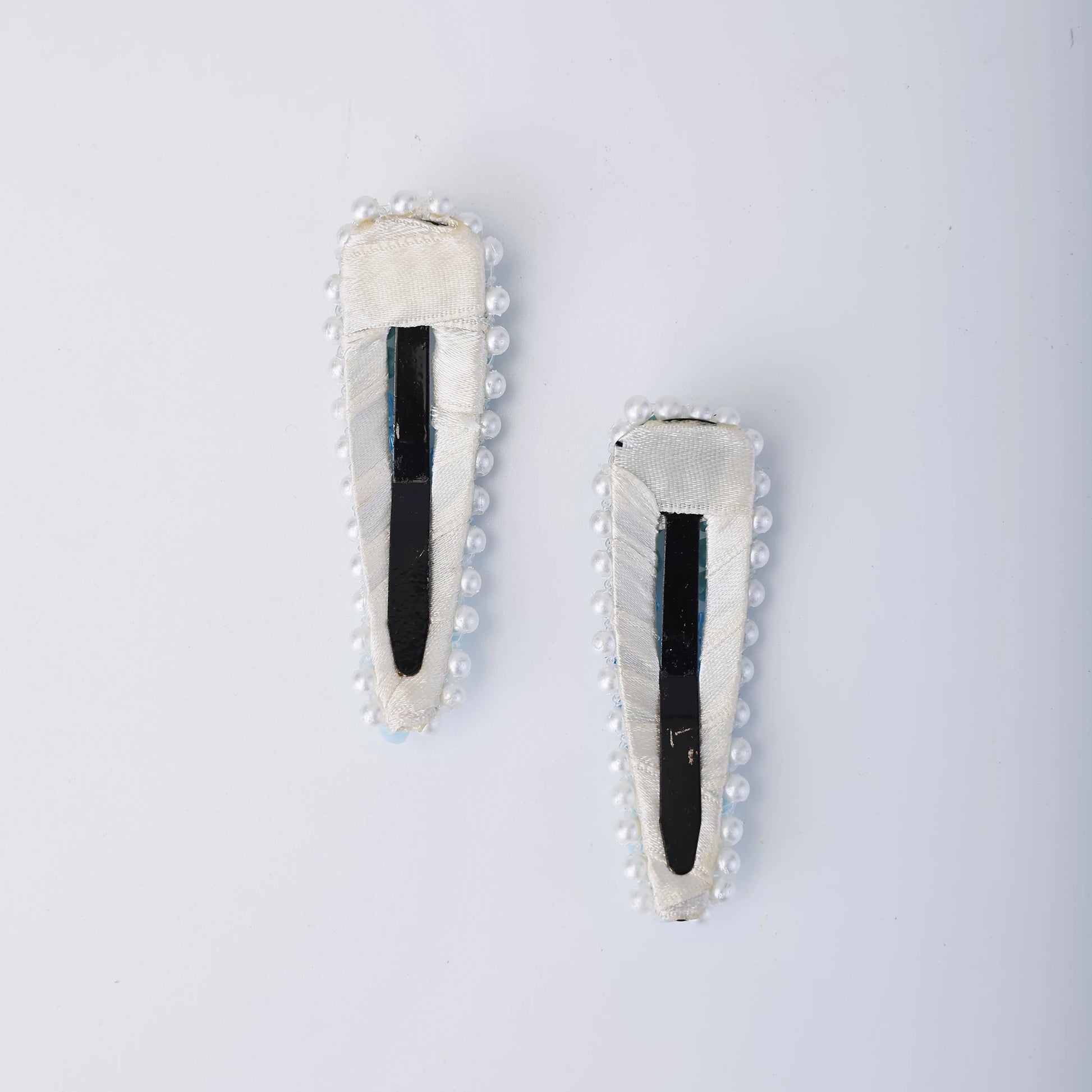 Choko Beaded Hair Clip Set for Girls - Blue - Choko
