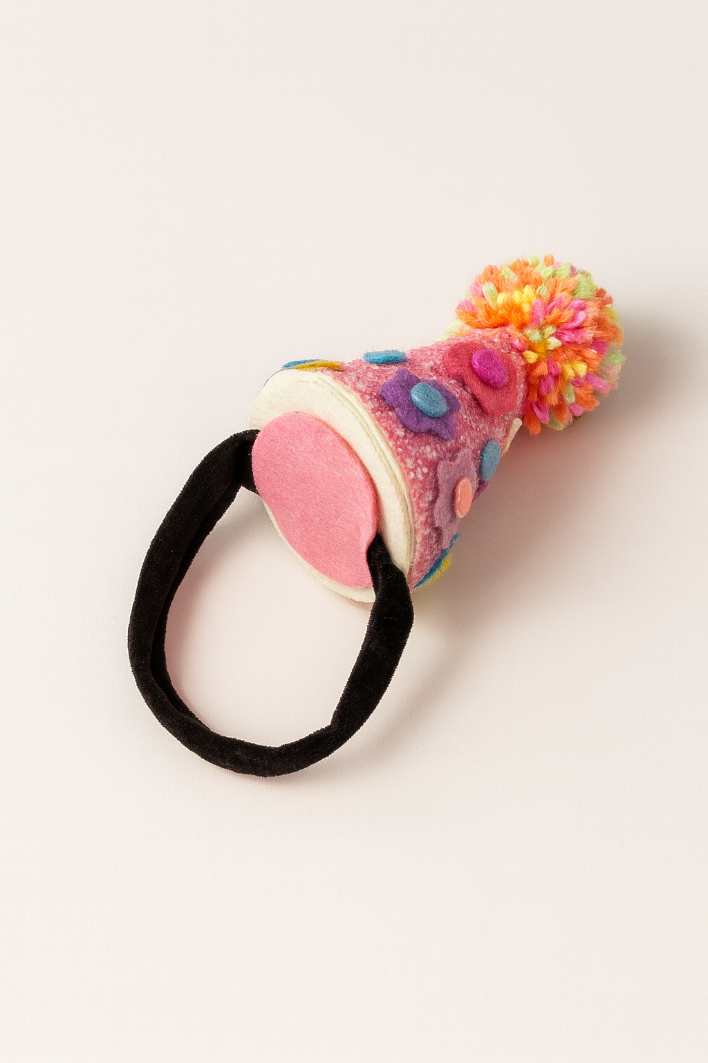 Choko Pom Birthday Party Hat Headband for Baby Girls — Pink - Choko