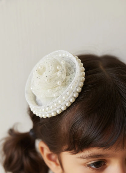 Choko Silver Sparkle Birthday Hair Clip for Baby Girls - Choko