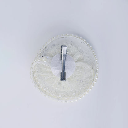 Choko Silver Sparkle Birthday Hair Clip for Baby Girls - Choko