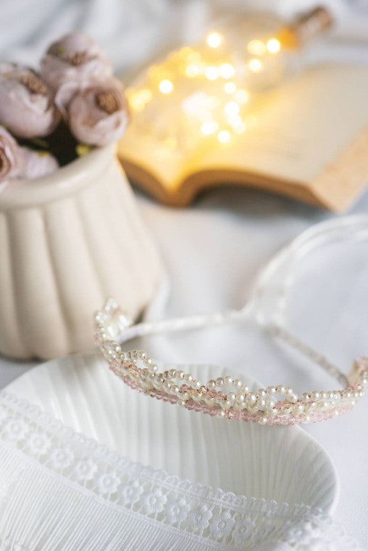Ethereal Royalty Pearl Headband