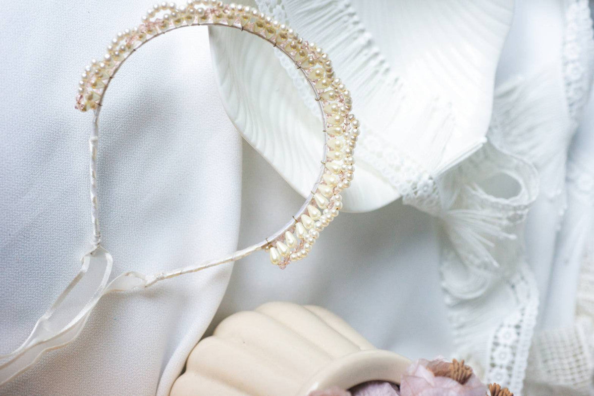 Ethereal Royalty Pearl Headband