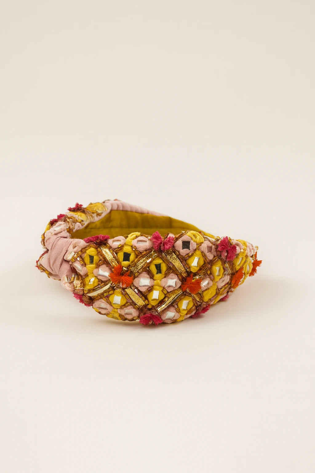 Ethnic Beauty EmbroideRed Headband
