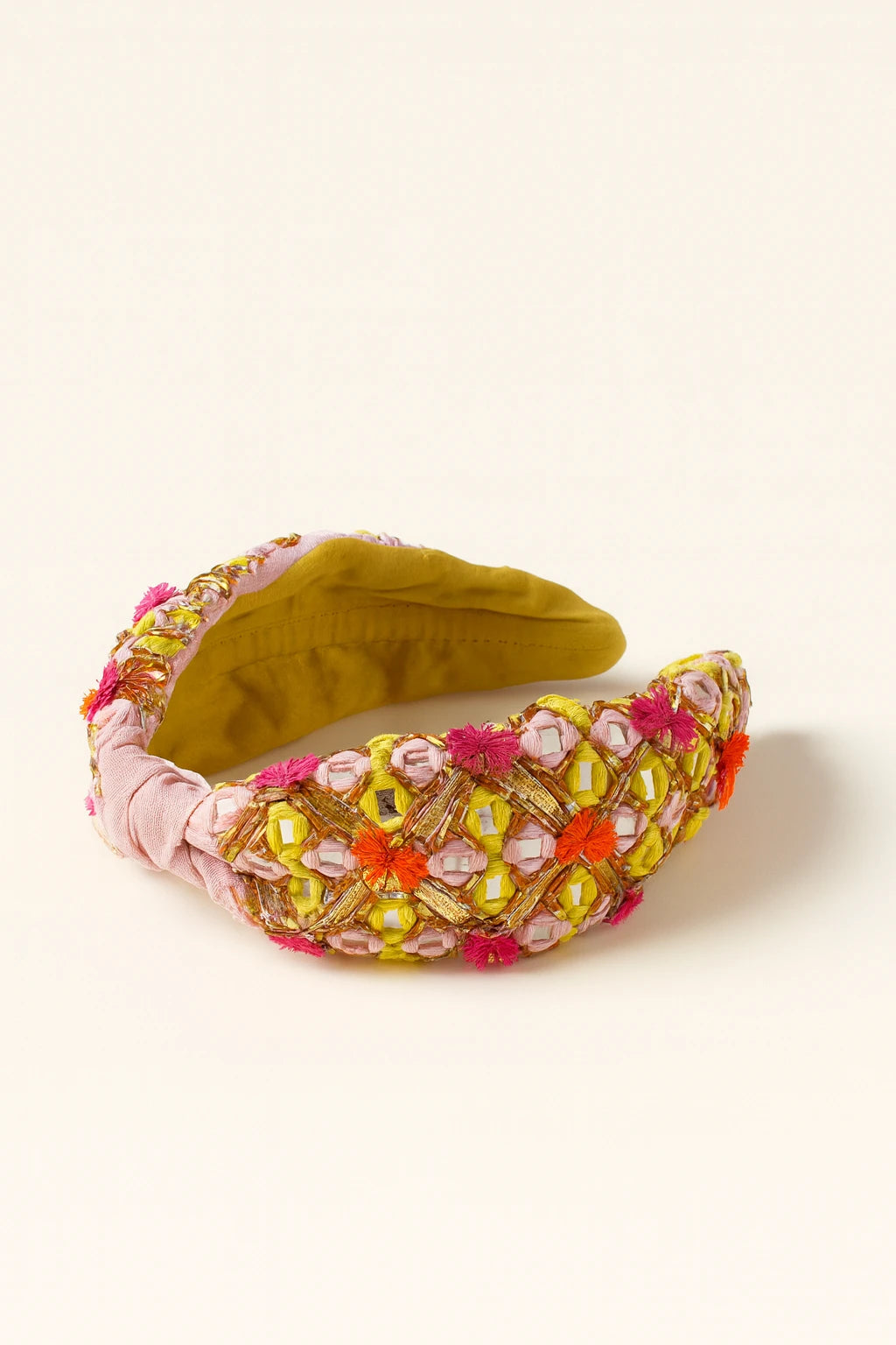 Ethnic Beauty EmbroideRed Headband