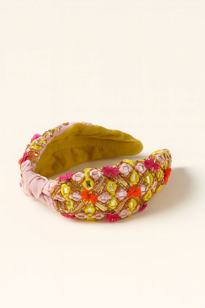 Ethnic Beauty EmbroideRed Headband